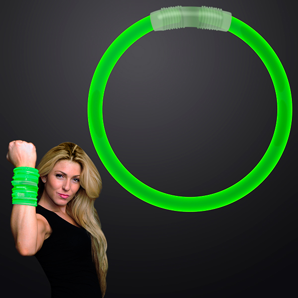 Green Glow Bracelets-8-50 Per Tube
