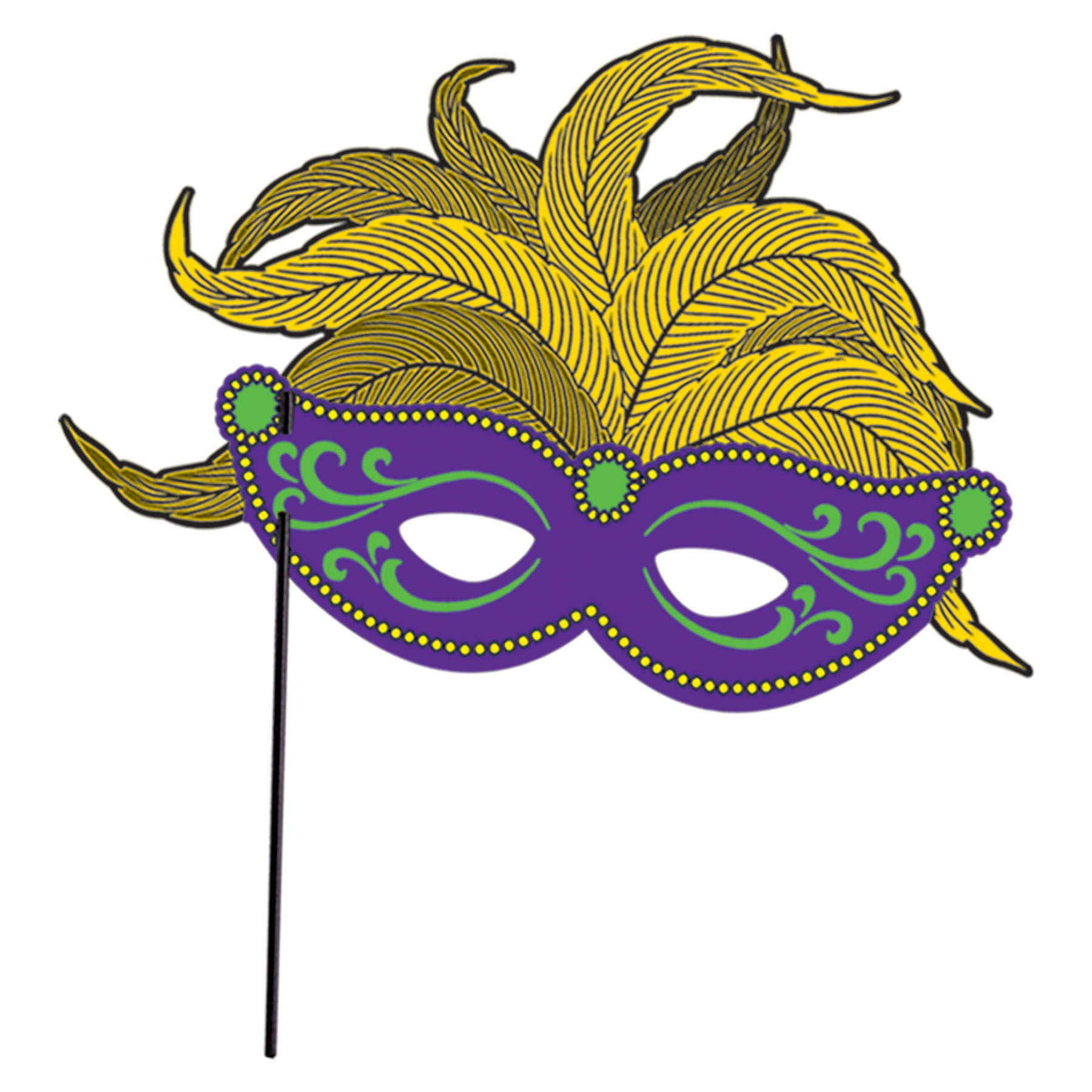Mardi Gras (Hat Mask Balloon