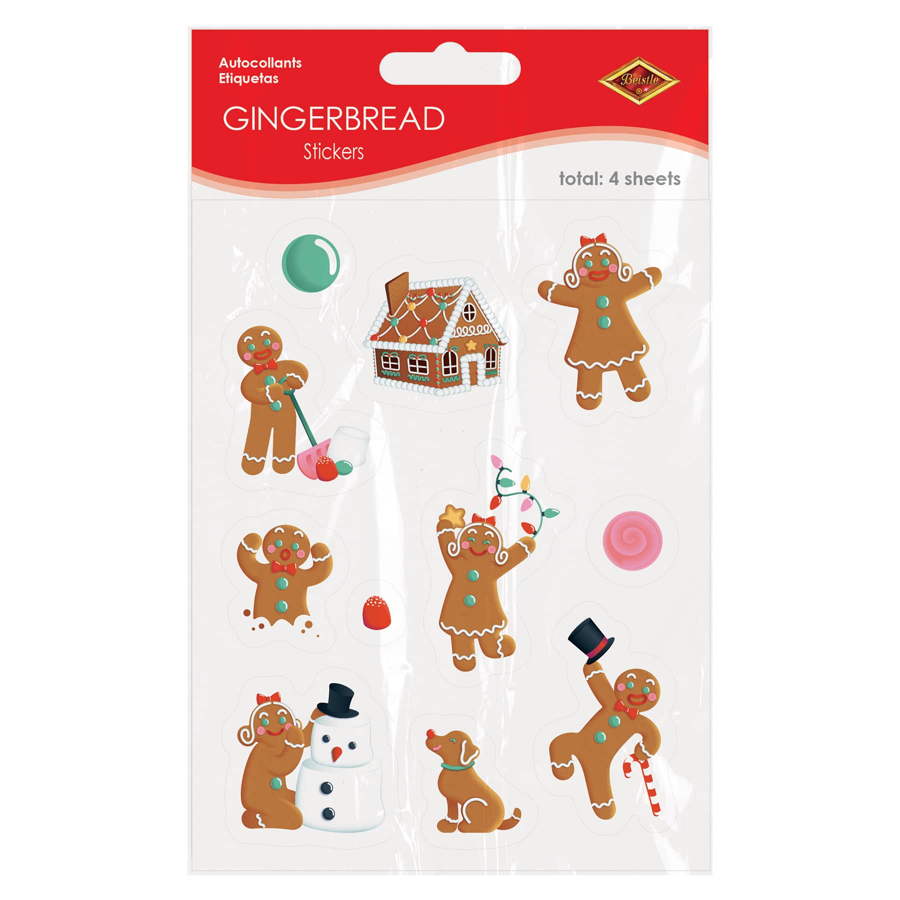 Gingerbread Stickers