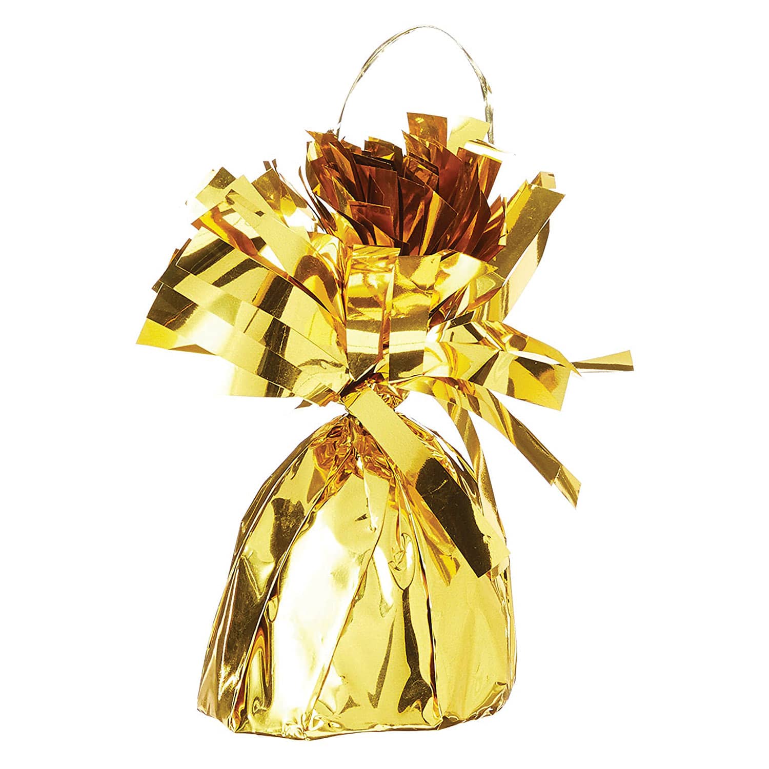 Metallic Wrapped Balloon Weight, (Pack of 12)