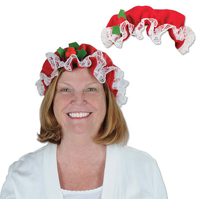 Inexpensive Mrs. Clause Hat for Christmas