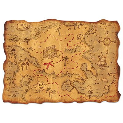 real treasure maps pirates