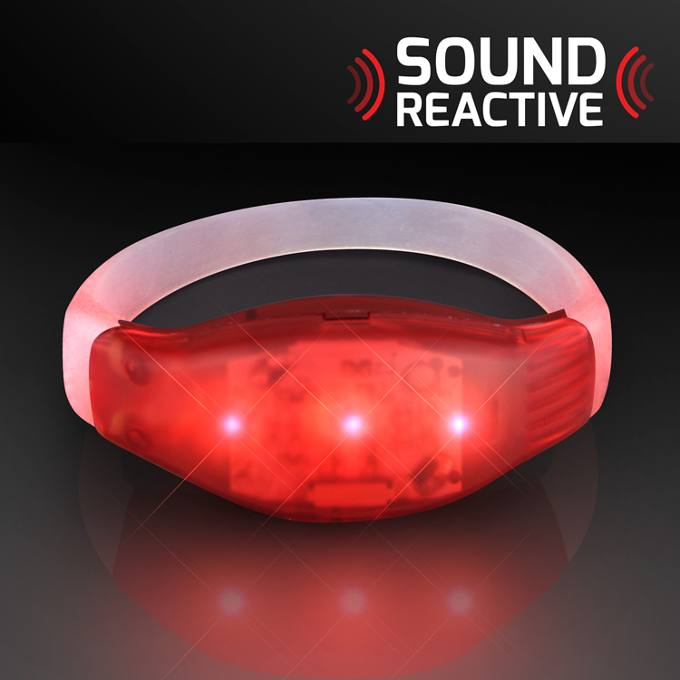 LED Sound Activated Light Up Flashing Bracelets