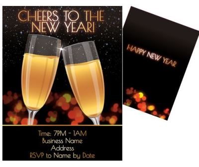 Custom New Year's Eve Invitations