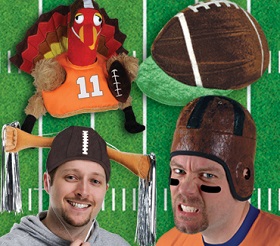 Football Hats and costume accessories