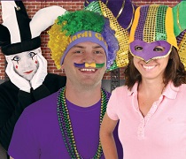 Mardi Gras Hats, Tiaras, and Head Boppers