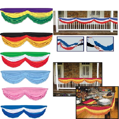 Choose your color fabric bunting of various color options.