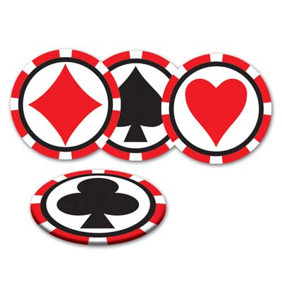 Casino "Suits" Coasters