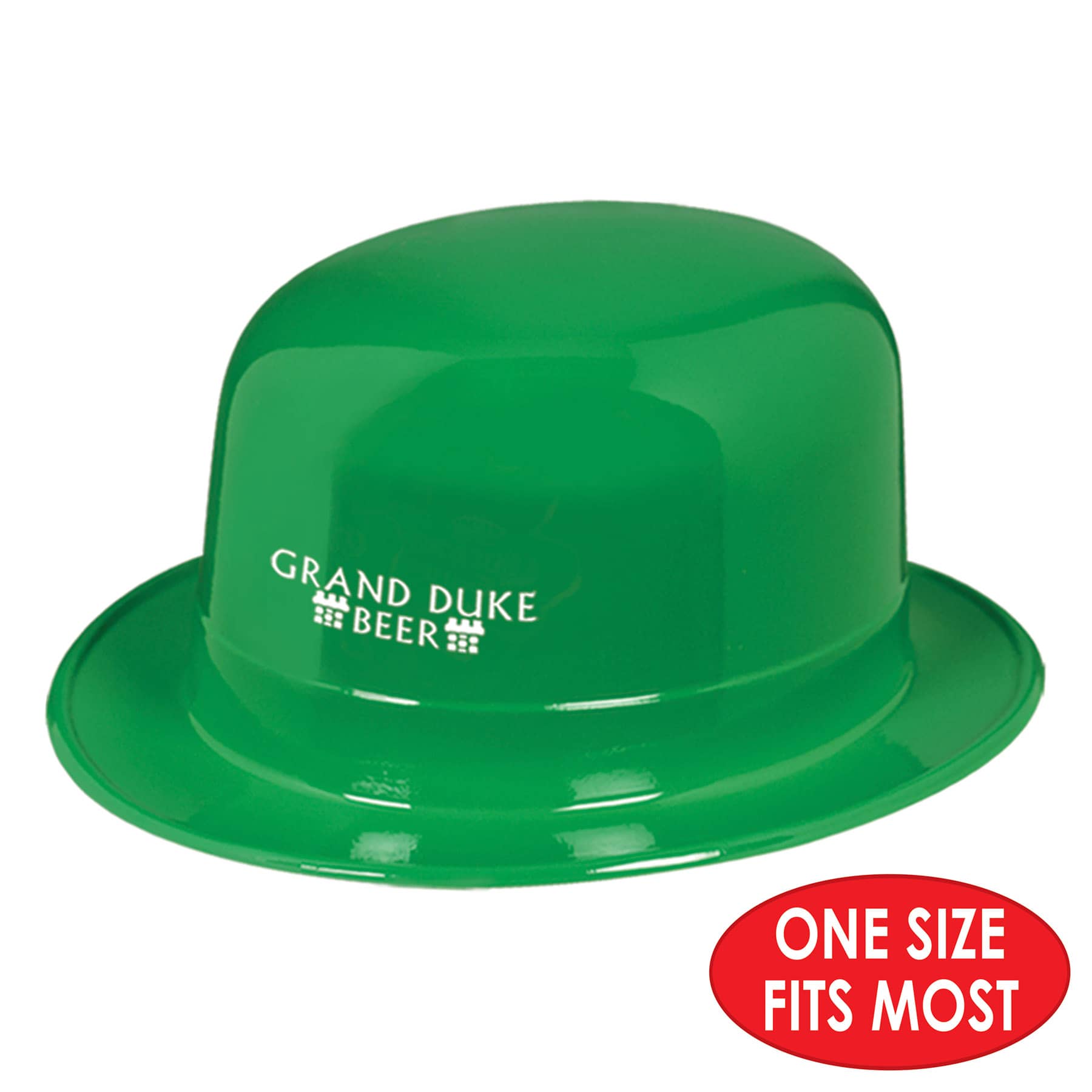Custom Plastic Derbies with Direct Imprint Custom, St. Patricks Day, direct imprint, hat, derbie, favor, party 