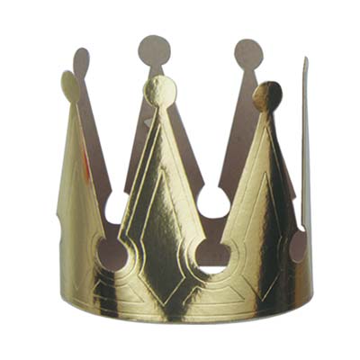 Card Stock Gold Foil King's Crown