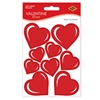 Red Heart Stickers for Valentines Day