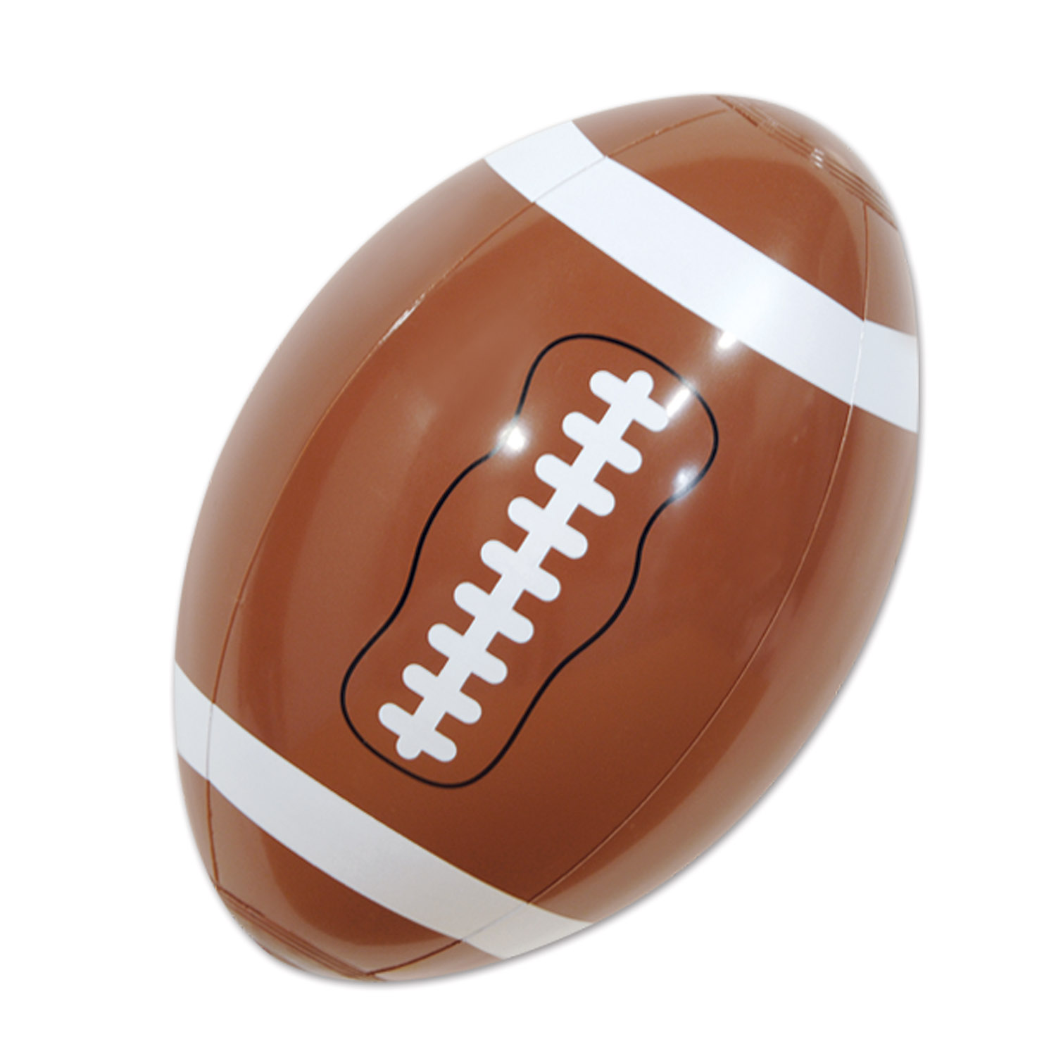 brown inflatable football