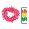 Neon lotus headbans in pink, red, yellow and green.