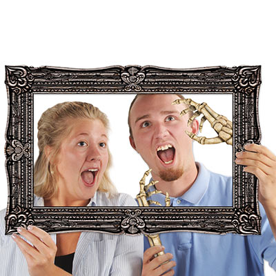 Halloween Photo Fun Frame (Pack of 12) Halloween, Photo, Fun, Frame, pictures, pops, skeleton hands 
