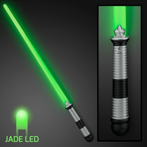 Light Up Green Saber. These Green light up sabers are perfect for glow in the dark parties.