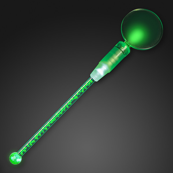 Deluxe Dual Green LED Cocktail Stirrer. This LED Green Cocktail stirrer helps illuminate those night time drinks.