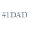#1 Dad Streamer (Pack of 12) #1 Dad Streamer, #1 Dad, Streamer, decoration, fathers day, wholesale, inexpensive, bulk