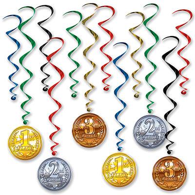 Award Medal Whirls (Pack of 72) Award Medal Whirls, award, medals, whirls, decoration,  wholesale, inexpensive, bulk
