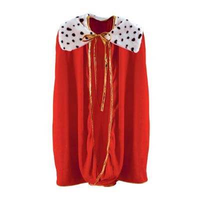 Red Child King/Queen Robe for a Medieval themed party
