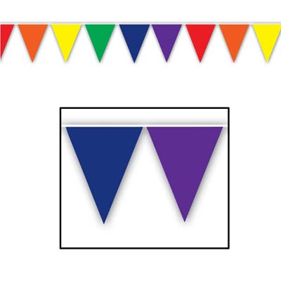 Everyday Decor Multi-Color Pennant Banner