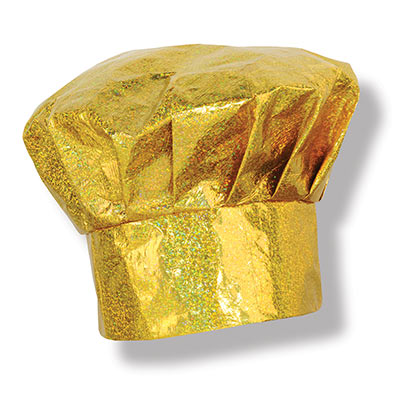 glitter chef hat