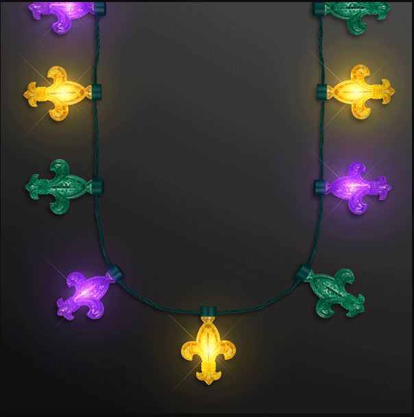 fleur de lis string lights