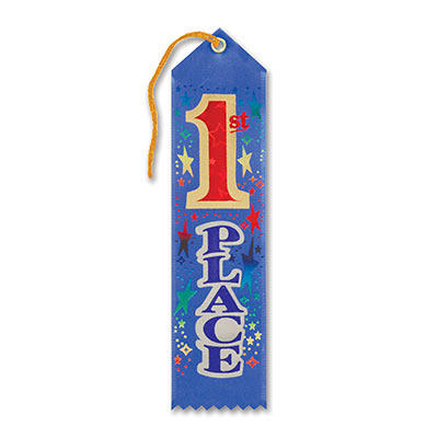 BLue 1st Place Award Ribbon