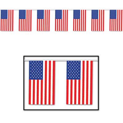 Patriotic Outdoor American Flag Banner