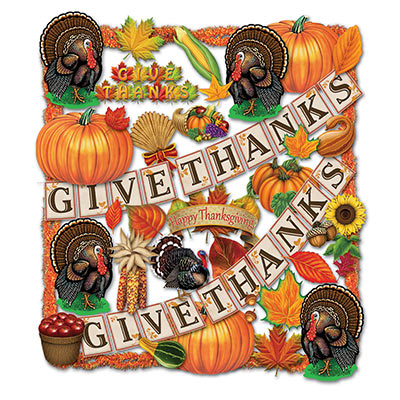 Happy Thanksgiving Decorating Kit