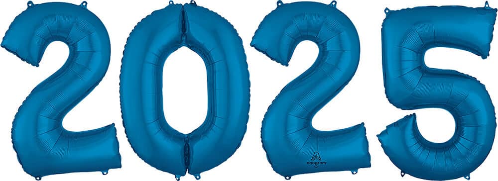 "2025" Mylar Balloon