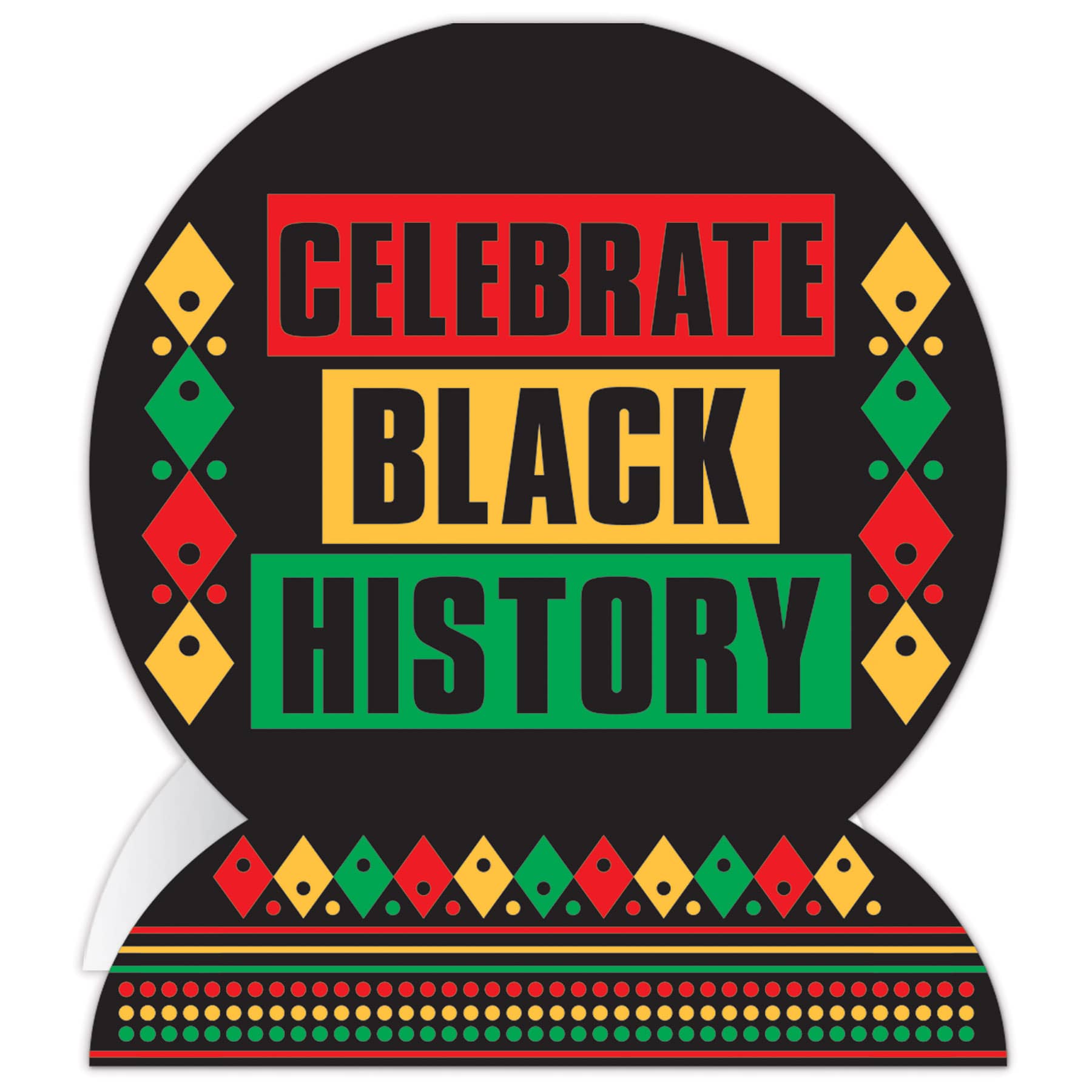 3-D Celebrate Black History Centerpiece