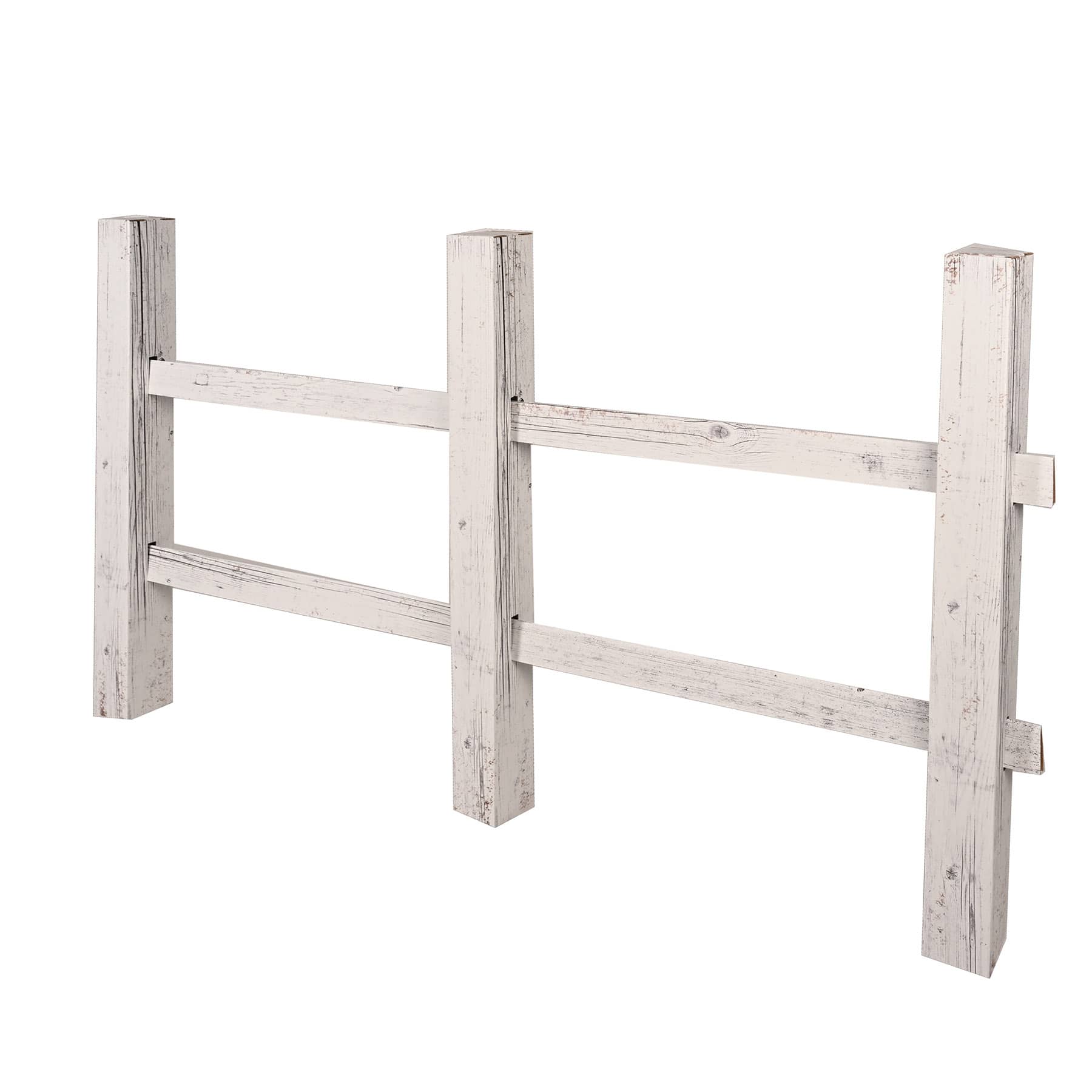 3-D White Fence Prop