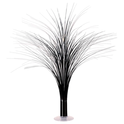 Black & Silver Metallic Spray Centerpiece