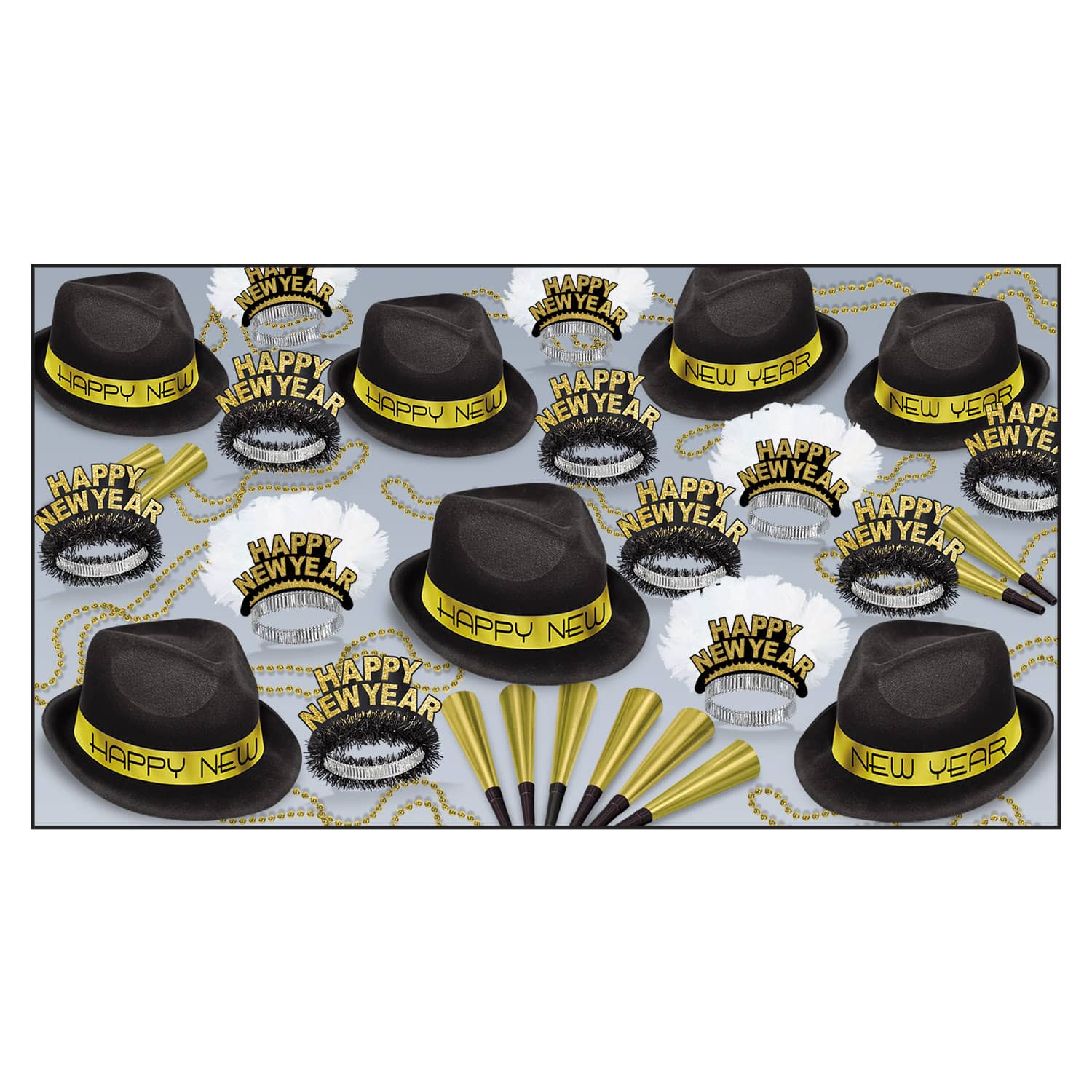 Roaring 20s Party Decorations | Serves 16 Guests | Gatsby Theme Tableware  Set Kit, Retro Jazz Party Roaring Twenties Party Plates Napkins Set Signs