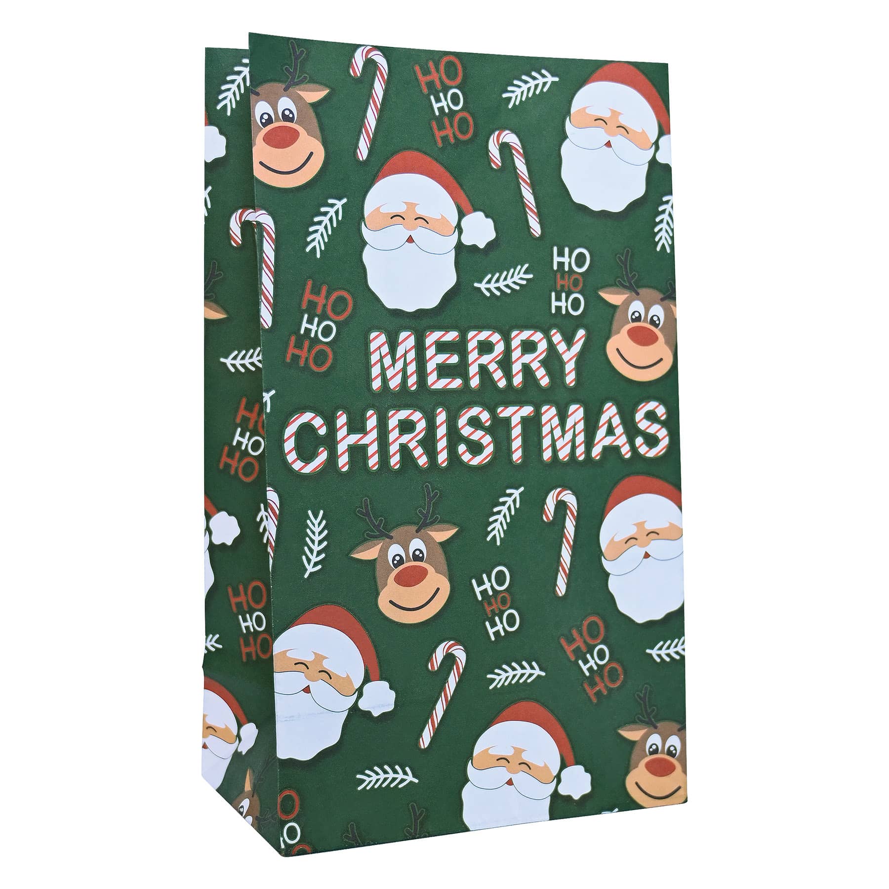 Christmas Paper Treat Bags w/Stickers