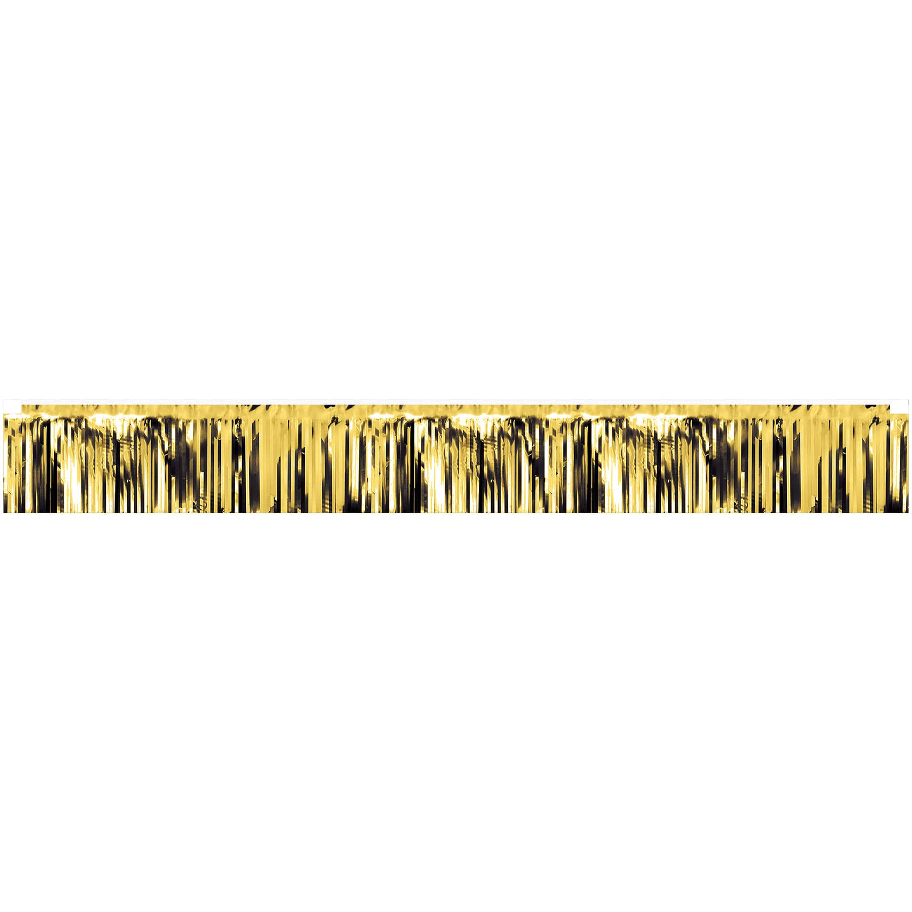 Gold Metallic Fringe Banner