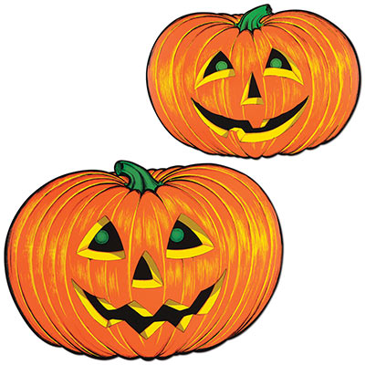 Jack-O-Lantern Faces (Pack of 12) Cardstock, halloween, pumpkins, lanterns, paper, faces, jack-o-lantern