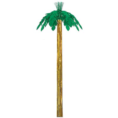 Metallic Palm Tree ceiling decoration 