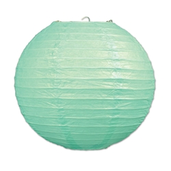 Mint Green Paper Lanterns