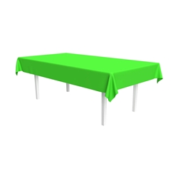 Neon Green Plastic Tablecover 