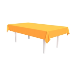 Neon Orange Plastic Tablecover 