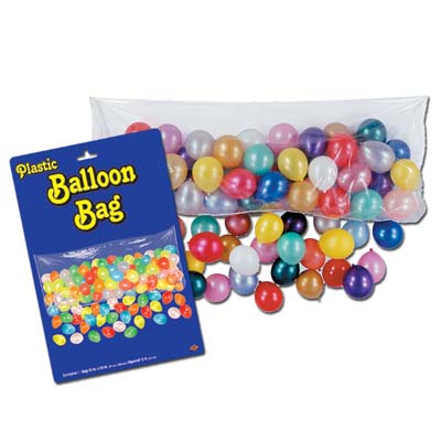 Clear Plastic Balloon Bag 