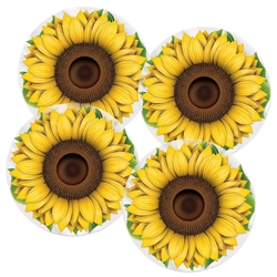 Plastic Sunflower Placemats