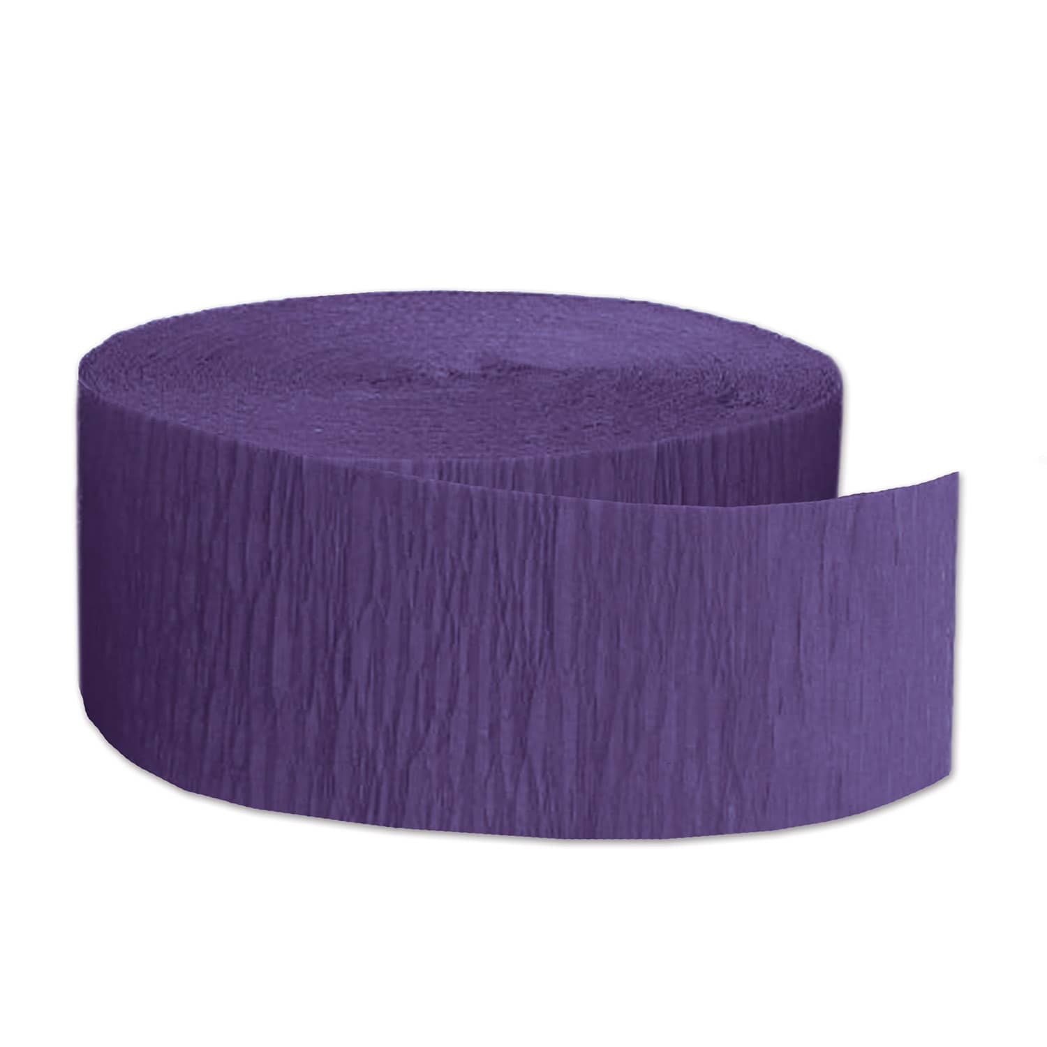 Purple Festive Crepe Streamer