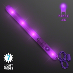 Purple Flashing LED Wands (Pack of 12) Purple Flashing LED Wands, flashing, led, light up, wands, party favor, patrol wand, light up wand, wholesale, inexpensive, bulk, baton