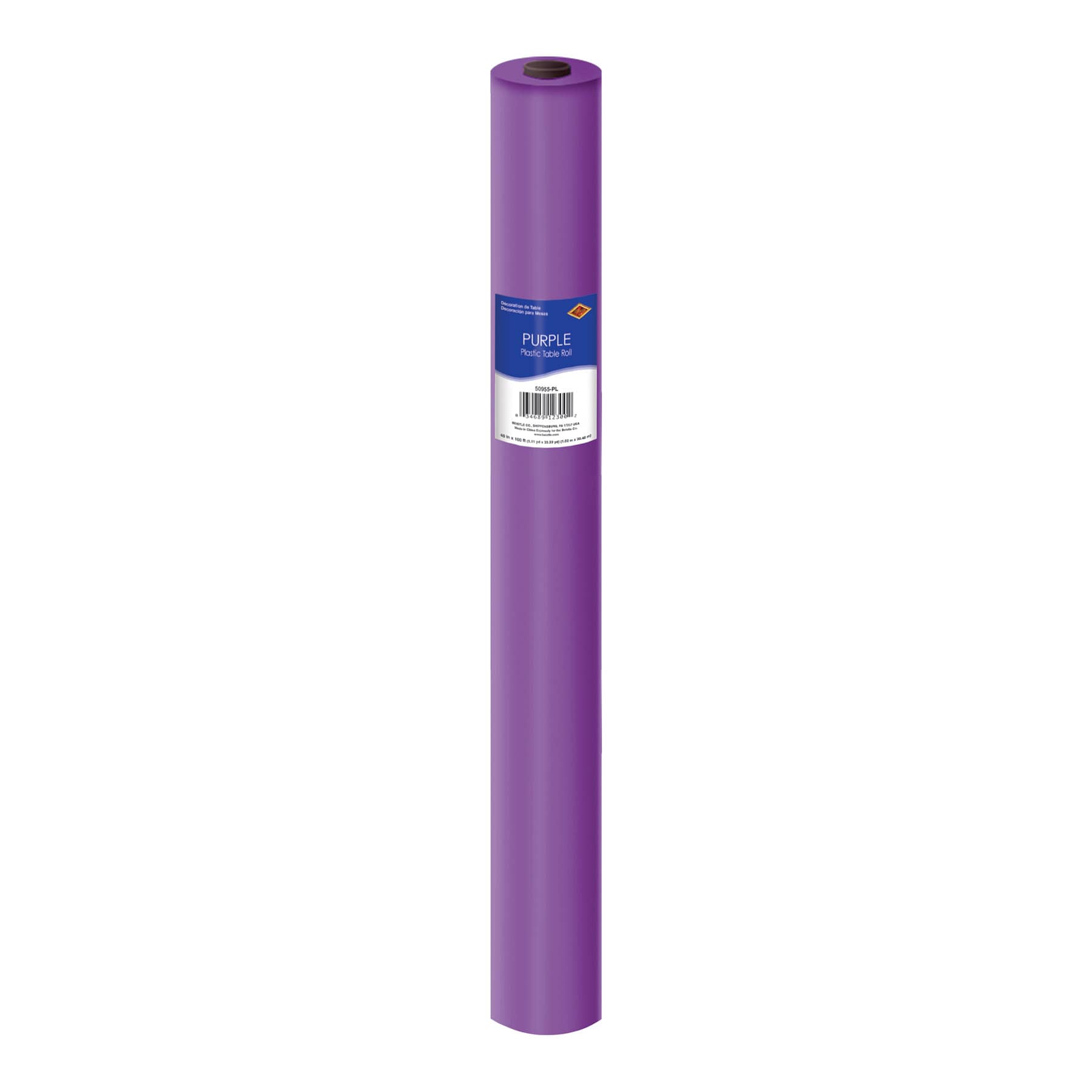 Purple Plastic Table Roll 