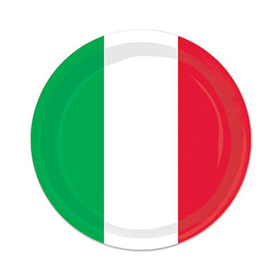 Red, White & Green Plates