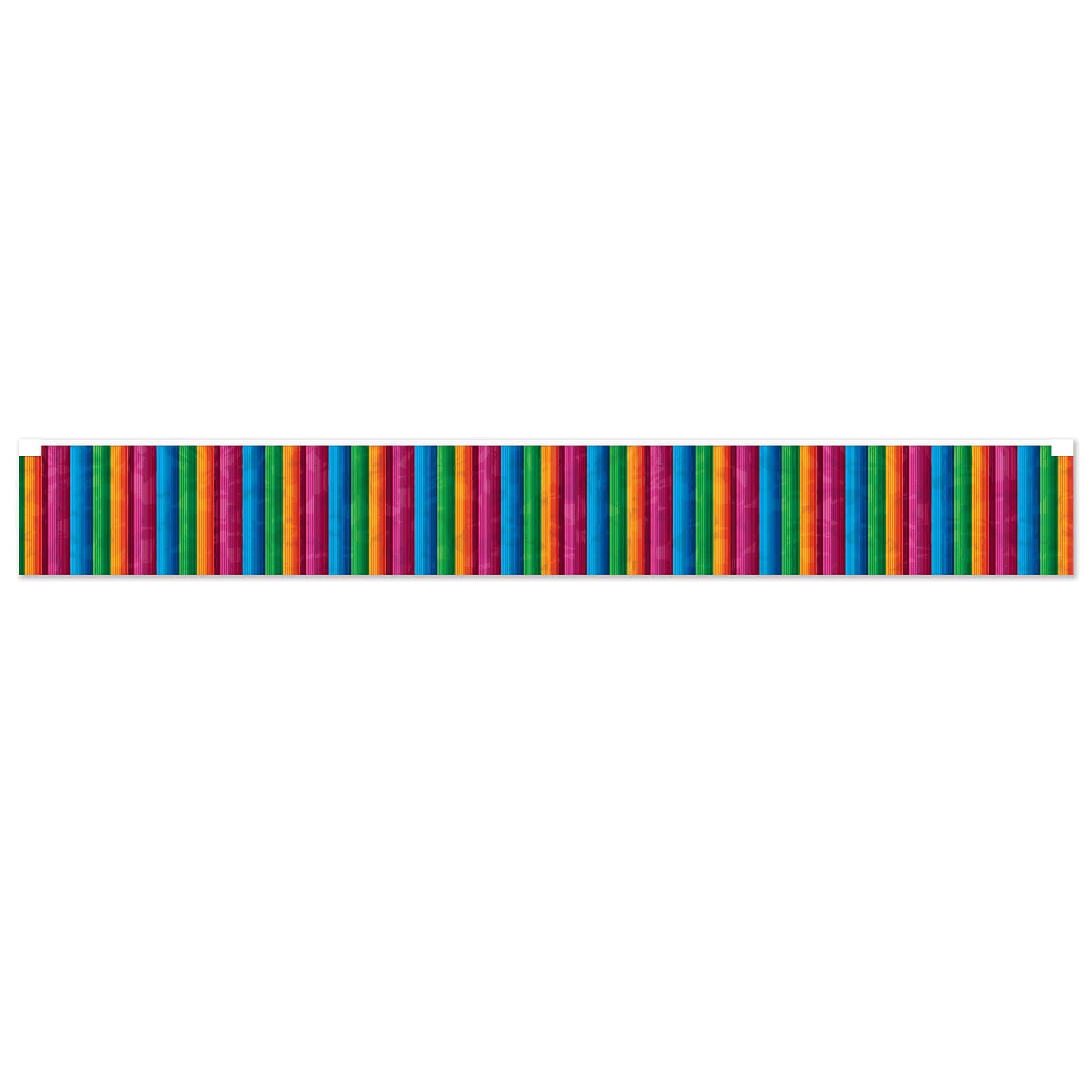 Serape Design Metallic Fringe Banner