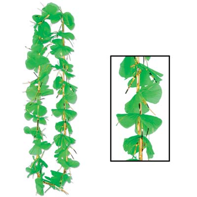 Green Shamrock Party Lei