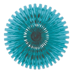 Turquoise Pink Tissue Fan